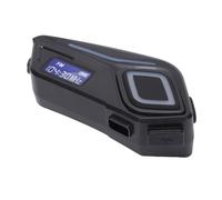 Asixxsix Auriculares para Casco de Moto, IPX8 Rain Proof Bluetooth 5.4 Altavoz para Casco de Moto Respuesta automática Control de Voz HiFi Altavoz estéreo de Casco para Todos los Cascos