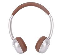 Asixxsix Auriculares Retro, Auriculares inalámbricos con cancelación de Ruido, 50 Horas de reproducción, Modo Dual 5.4 AUX, para Viajes y Oficina en casa. (Brown)