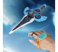 Asixxsix Avión RC Espada Voladora, avión de Control Remoto con Control por Gestos, luz LED y Acrobacias 3D, Juguete Volador de Espuma Ligero, Regalos para niños y Adultos. (Blue)