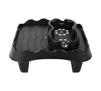 Asixxsix Bandeja de Mesa de la bañera de hidromasaje, Mesa Lateral de bañera de hidromasaje Ajustable con portavasos de Bebidas no litigantes, Agujeros de Drenaje para SPA de bañera (Gris)