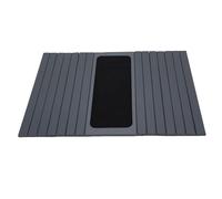 Asixxsix Bandeja de Reposabrazos de sofá, Bandeja del Brazo del sofá, Organizador del Reposabrazos del sofá con Portavasos de Aislamiento de Calor de Silicona Antideslizante, para Bebidas (gris claro)