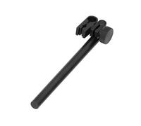 Asixxsix Barra de Soporte del Indicador de Cuadrante, Estructura de Varilla Redonda de Aleación de Aluminio con Abrazadera Giratoria para Orificio de 6 Mm y 8 Mm, Accesorio de Medidor