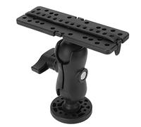 Asixxsix Base de Montaje para sonda de Pesca, Soporte Universal para sonda de Pesca con rotación de 360° Soporte de Bola para sonda de Pesca para embarcación Marina Kayak Pontón Canoa