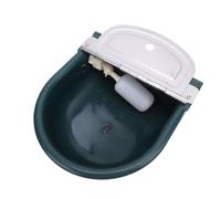 Asixxsix Bebedero automático para Animales, Bebedero de Acero Inoxidable con válvula de Flotador, fácil de Limpiar e Instalar, para Caballos, Vacas y Ganado. (Verde Oscuro)