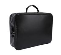 Asixxsix Bolsa de Documento con Bloqueo, 2000 ° F Fireproof Organizador de Documentos Importantes con Impermeabilización de 3 Capas Bolsa de Archivo Segura Portátil para Certificado