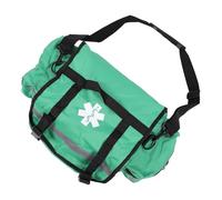 Asixxsix Bolsa de Primeros Auxilios, Bolsa de Trauma de Gran Capacidad de Tela Oxford de PU 600D con Correa de Hombro Ajustable y Tira Reflectante para Uso Médico de Emergencia