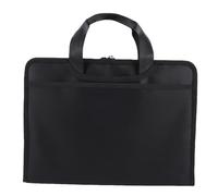 Asixxsix Bolsa para Documentos Ignífuga, Resistente Al Fuego hasta 2200 °F, Impermeable, 12 Bolsillos Transparentes, Organizador de Documentos con Doble Cremallera y Bolsillo Externo para Viajes en