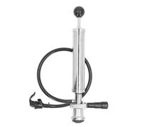 Asixxsix Bomba de 8 pulgadas para barriles de cerveza, grifo de aluminio de acero inoxidable con grifo y manguera, grifo de cerveza para fiestas de picnic caseras