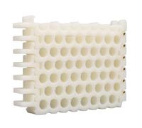 Asixxsix Cable, Herramienta de Gestión de Cables de Red Ethernet con Peine con Orificio de 9 Mm para Cat5 Cat6 Cat7 (8x6 Agujeros)