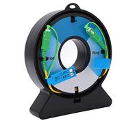 Asixxsix Cable OTDR de Fibra Óptica, Detector de Zona Muerta con 300m SCAPC a SCAPC para Uso en Interiores y Exteriores, Material ABS, Umbral de Pulso 50ns 10.00, Almacenamiento Enrollable