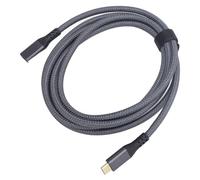 Asixxsix Cable USB C 3.2 Gen 2 Carga Rápida Transferencia de 20 Gbps Video 4K 60 Hz para Note 20 Plus S21 S20 1 Pieza (2m)