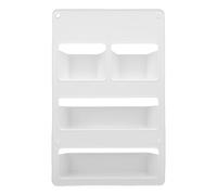 Asixxsix Caja de Almacenamiento Organizadora para Puerta de RV, Almacenamiento de Puerta de Escotilla de ABS Montada en la Pared con Diseño en Capas para Tanque de Residuos de Furgoneta