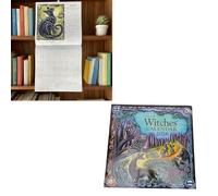 Asixxsix Calendario de Pared del Año de la Bruja 2026, Calendario Planificador con Hechizos Rituales Fases Lunares, Agenda de Brujas 2026, Conocimientos Astrológicos Completos