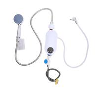 Asixxsix Calentador de Agua Eléctrico sin Tanque, Calentador de Agua Instantáneo de 5500 W con Kit de Ducha, Pantalla Táctil LED, Control de Temperatura de 30-55 °C, Mini Calentadores