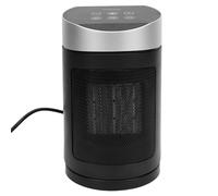 Asixxsix Calentador de Espacio, Calentamiento Rápido PTC de 1500 W con Oscilación de 70° y Modo de Ahorro de Energía, Calentador Eléctrico Portátil con Control Remoto para (Enchufe Europeo 220V)