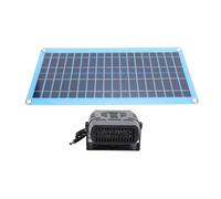 Asixxsix Calentador de Panel Solar, Calentador Solar de 30 W para Gallinero, Calentadores Solares con Protección contra Sobrecalentamiento, para Secado, Calefacción, Cachorro