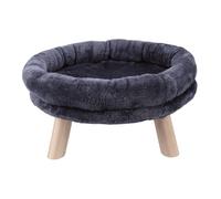 Asixxsix Cama Elevada para Gatos, sofá Elevado Multifuncional para Mascotas con Funda Extraíble Lavable para Gatos de Interior y Perros Pequeños, Comodidad Durante Todo el Año, Tela