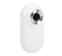 Asixxsix Cámara de acción de tamaño Miniatura, 128 GB, 1080P HD, Mini cámara Corporal con cordón magnético, batería de Iones de Litio de 350 mAh, Deportiva para Correr (White)