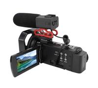Asixxsix Cámara de Video Digital de 56MP DV, 5k WiFi Vistorder 18x Zoom con Visión Nocturna, Control Remoto, Videocámara de Pantalla Táctil Digital para Vlogging, Transmisión en Vivo de