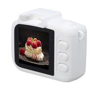 Asixxsix Cámara Digital, antivibración, 2MP, 4K, batería de Larga duración, Ideal para Viajes, con Tarjeta SD de 128GB y Correa de muñeca. para Adolescentes, Adultos y Principiantes