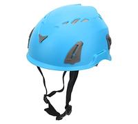 Asixxsix Casco de Escalada en Roca, Casco de Seguridad para Montañismo con Capa Amortiguadora PP EPP Liviano, de Tamaño Ajustable con Forro Interior Extraíble para Senderismo, Espeleología y (Blue)