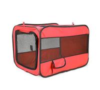 Asixxsix Caseta para Perros Emergente, 30,2 X 19,1 X 18,9 Pulgadas, Caja de Viaje Plegable con Lados Suaves para Gatos, Caseta Portátil para Asiento de Coche Al Aire Libre con Manta
