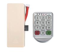 Asixxsix Cerradura de Gabinete Digital, Resistente a la Oxidación, Fácil Instalación, Advertencia de Batería Baja, Cerradura de Teclado, de Entrada sin Llave con Código para Armario, Zapatero,