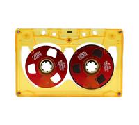 Asixxsix Cinta de Casete en Blanco de Carrete a Carrete, Cinta de Casete de Sonido de Metal de Doble Cara de Grabación de 50 Minutos con Caja de Almacenamiento, para Grabación de Música