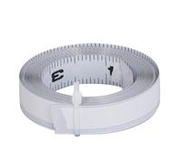 Asixxsix Cinta Métrica Autoadhesiva de 12 Pies, Cinta Métrica Adhesiva Duradera de Acero Al Carbono para Artesanías, Procesamiento de Muebles, 0,35mm