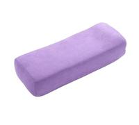 Asixxsix Cojín de Meditación, Almohada de Refuerzo de Yoga con Núcleo de Esponja de Triple Capa para Yoga Restaurativo con Funda de Gamuza, Lavable a Máquina, 25.59x9.84x5.91in (Purple)