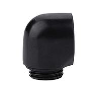 Asixxsix Conector de Codo de Latón, Accesorios de Refrigeración por Agua para PC de Fácil Instalación Giratorios de 360°, Conector de Tubo de Refrigeración por Agua con Anillo de Silicona Suave para