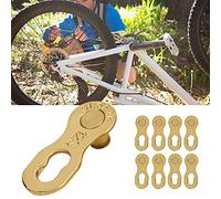 Asixxsix Conectores de Eslabones de Cadena de Bicicleta, Material de Acero Fácil Instalación, No Requiere Herramientas Conector de Cadena de 12 Velocidades, Enlace Rápido para de Bicicleta con 3