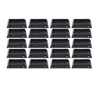 Asixxsix Conectores De Soporte De Barandilla De Cubierta, 20 Unids 2x4 Pulgadas Soportes Para Barandilla Madera Poste, Hardware De Nylon Robusto De La Cubierta Para