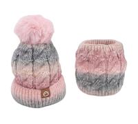 Asixxsix Conjunto de Bufanda y Gorro con Calefacción, Gorro de Punto de Invierno con Alimentación USB y Calefacción de Fibra de Carbono, Forro, A Prueba de Viento, para Hombres,