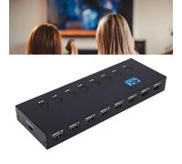 Asixxsix Conmutador HDMI 8×1, Caja Selectora de Conmutador HDMI 8 en 1 Salida con Control Remoto, 4K@30Hz, Transmisión de Larga Distancia de 48 Gbps para Sala de Conferencias, Aula