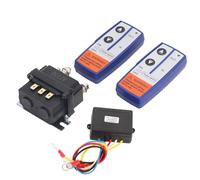Asixxsix Contactor de relé de Solenoide de Cabrestante de 12 V 250 A con 2 Piezas Kit de Control Remoto de Cabrestante Inalámbrico Kit de relé de Cabrestante Universal para ATV UTV Camión