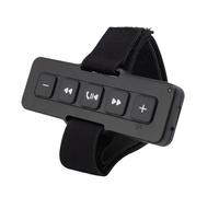 Asixxsix Controlador de Música Remoto e Inalámbrico de Botón Bluetooth para Motocicleta para Bicicletas de Automóviles, Bluetooth Music Llama a Control Remoto con Adhesivo y Correa