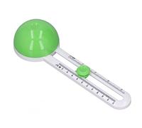 Asixxsix Cortador de Papel Circular, Cortador de Papel Circular Multiusos portátil Círculo Cortador de Papel Ligero Ajustable del círculo para el Arte y DIY Manualidades, Tarjetas Que Hacen (Verde)