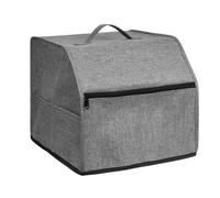 Asixxsix Cubierta de Polvo de la Máquina de Coser, 12.4 X 11.4 X 11.2 Pulgadas Cubierta de la Máquina de Coser con Accesorios Bolsos de Almacenamiento, Cubiertas de Protección de Tela