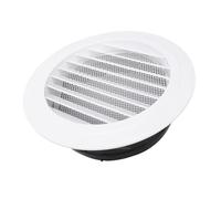 Asixxsix Cubierta de Ventilación de 200 Mm, Rejilla de Ventilación de ABS Redonda a Prueba de Viento a Prueba de Lluvia, Cubierta de con Malla de Pantalla Incorporada para Baño, Oficina, Cocina