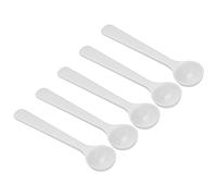 Asixxsix Cuchara Medidora de Polvo, 2ml/1g Cuchara de Fertilizante 100 Piezas Reutilizable Seguro para Jardinería para Cocina para Panadería
