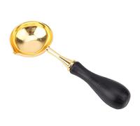 Asixxsix Cuchara para Derretir Cera de Sellado, Ideal para Regalos y Proyectos de Manualidades, Cuchara Grande para Quemar Cera para Sellos, Herramienta Práctica para Evitar Quemaduras, Color