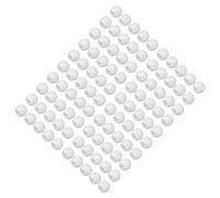 Asixxsix Cuentas para Trenzar el Cabello, Secciones de Orificios Grandes y Duraderas para Tejer Cabello y Barba para Hombres Mujeres, 100 Piezas de Anillos de Resina de Plástico para Trenzas, (WHITE)