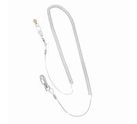 Asixxsix Cuerda de Entrenamiento para Pájaros, Grillete en U Duradero, Correa Voladora Portátil de 6m para Loros, para Aventuras Al Aire Libre de Mascotas (Cuerda voladora de 6,5 MM + 6M)