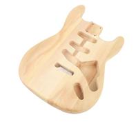 Asixxsix Cuerpo de guitarra eléctrica, madera maciza sin acabado, hecho a mano. Sonido de, acabado impecable. Ideal para armar tu propia guitarra eléctrica.