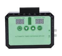 Asixxsix de Riego Automático por Goteo con Bomba de Agua Solar, Solución Eficiente para Riego de Plantas con Temporizador y Colector de Agua de Lluvia para Interiores, Exteriores, (BLACK)