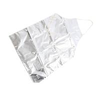Asixxsix Delantal Resistente Al Calor, Delantal de Papel de Aluminio Ignífugo que Refleja el 95% del Calor y Resiste 1000 °C para Laboratorios de Soldadura Plantas Químicas Fundiciones Fábricas de