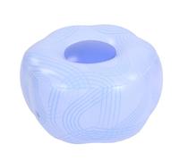 Asixxsix Descanso inflable del pie, Taburete inflable portátil del PVC con diseño a prueba de agua, Almohada de pie de viaje ligera para el acampamiento del coche de la oficina,