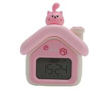 Asixxsix Despertador para niños, Recargable, Bonito, con luz Nocturna, Temporizador y Control Remoto por aplicación. Despertador Multifuncional para niños y niñas (Pink)