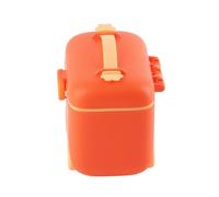 Asixxsix Dispensador de Fórmula Para Bebés Destino de Leche en Polvo Portátil Con ASA, Gran Capacidad, Almacenamiento Sellado Para ViJes, Material PP Seguro y Multifuncional (ORANGE)